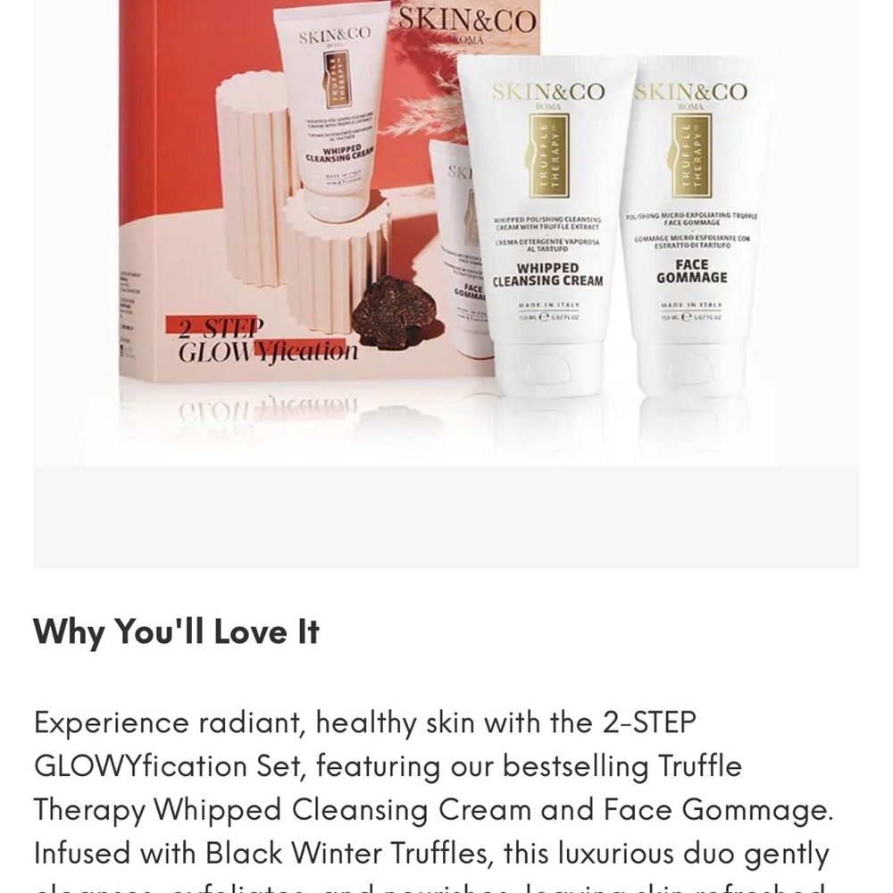 Skin&Co 2 step. GLOWYfication